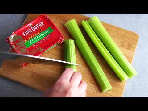 King Oscar Celery Sticks with Brisling Sardines