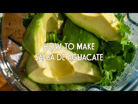 How To Make Salsa De Aguacate