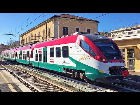 Treno ETR.425 Jazz Leonardo Express Fiumicino Aeroporto - Roma Termini in transito a Roma Tuscolana