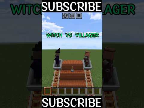 Ultimate IQ Witch vs Villager Minecraft Race