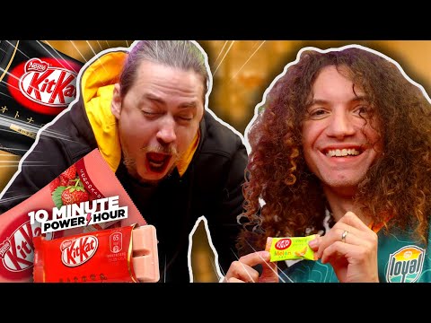 Trying EVERY Kit Kat flavor we could find