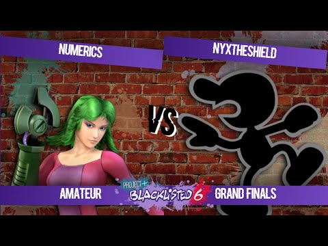 Blacklisted 6 Ammy Bracket GF - NyxTheShield (Mr. Game and Watch) vs Numerics (Zero Suit Samus) [L]
