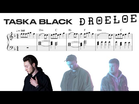 Taska Black x Droeloe - Running Away (Piano Cover & Sheet Music)