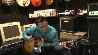 Video thumbnail for Washburn EA15 Acoustic Electric Demo by Paul Stark