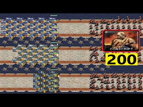 Endurance test Tanks Vs Infantry - Red Alert 2