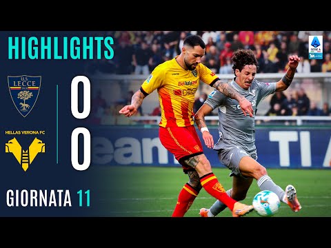 Video highlights della Lecce vs Verona (0 a 0) - Giornata 11 - Fantacalcio e fantamedie