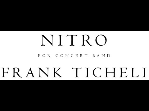Frank Ticheli - Nitro [Score]
