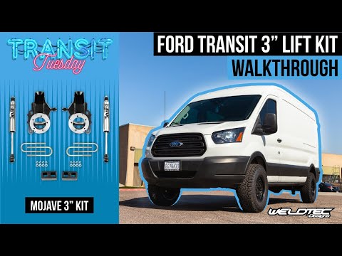 How to Fit 31" Tires On Your Ford Transit! | 3" Suspension Lift Kit