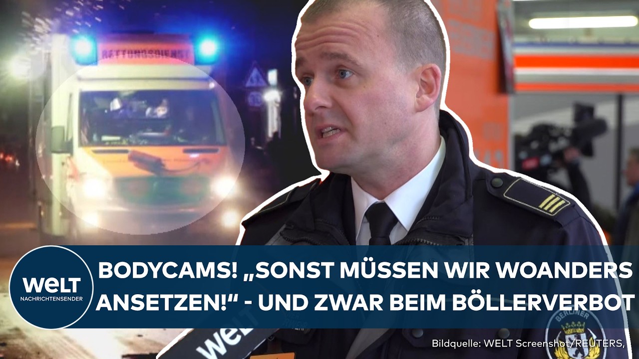 SILVESTER-RANDALE: Berliner Feuerwehr mit Bodycams im Einsatz! Hilft das statt Böllerverbot?