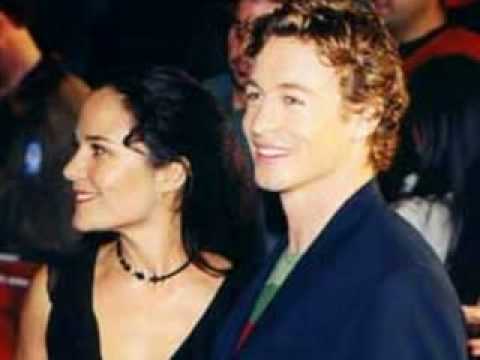 Simon Baker with his films and family
