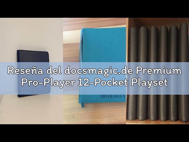 Vídeo relacionado con docsmagic.de Premium Magnetic Flip Box (80) White + Deck Divider - MTG PKM YGO - Caja Blanco