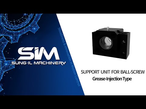 SUPPORT UNIT FOR BALL-SCREW | Grease-injection type | power transmission [S.I.M]_EN