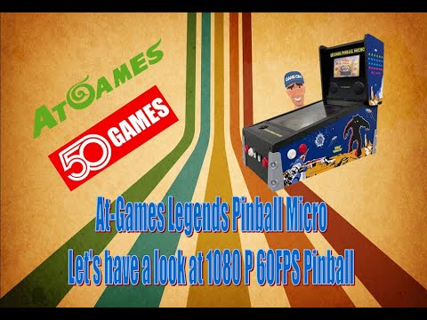 Look at the At-Games Legends Pinball Micro - BIG FUN, Small Footprint.