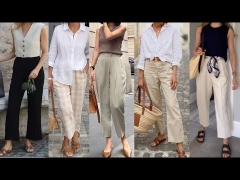 LOOKS DISCRETOS Y ELGANTES DE MODA 2024 CON ROPA EN COLORES NEUTROS