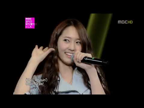 Super Junior feat f(x) - Oops! [SMTOWN LA] English Subtitles