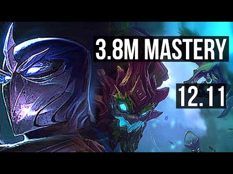 SHEN vs MAOKAI (TOP) | 3/0/9, 3.8M mastery, 1100+ games | KR Master | 12.11
