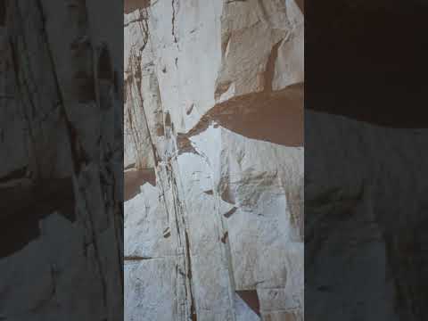 gran capucin via Bonatti, 1951. ripresa di via con lo dron