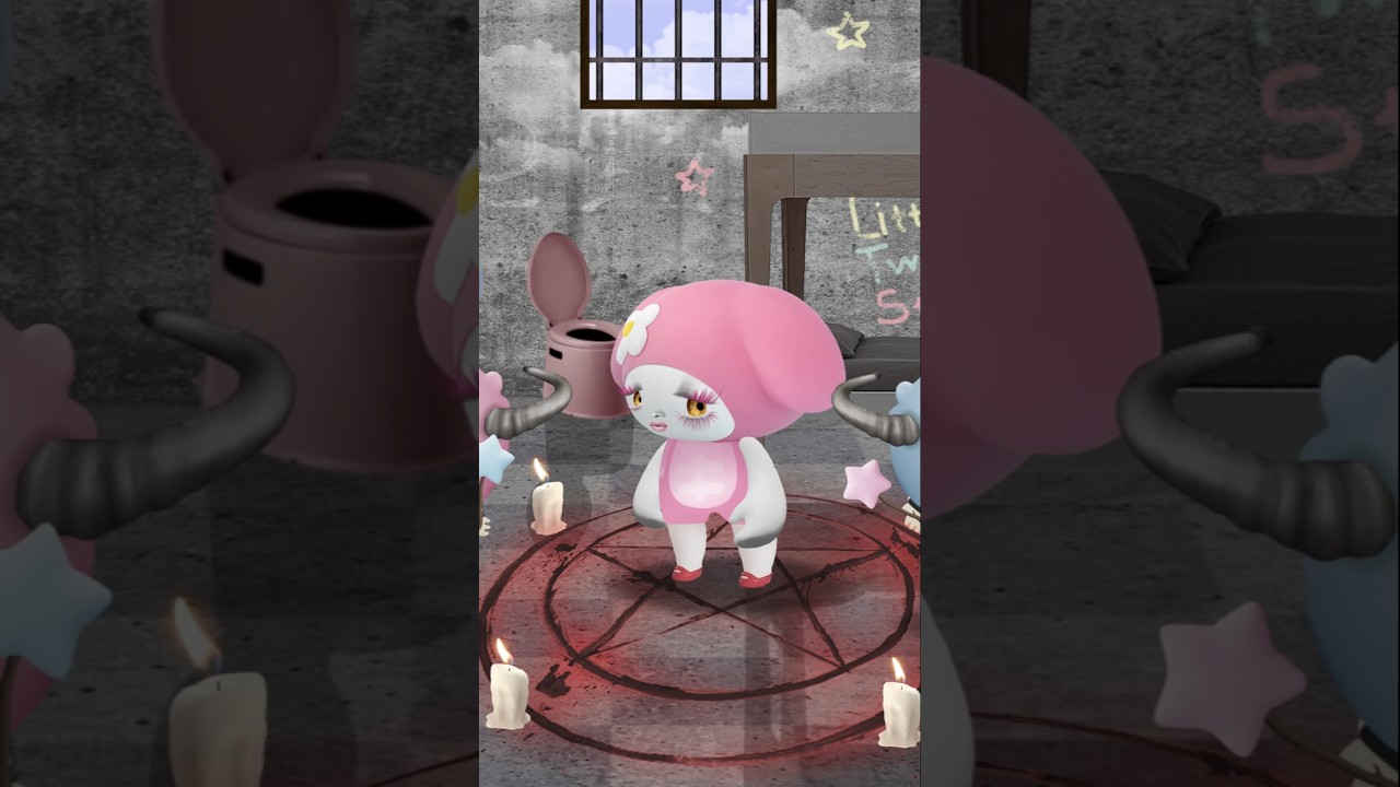 Kurozombie 6.0 Cult of the Melody🌸 #kuromi #mymelody #twinstars #cartoon #sprunki