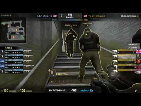 [UKCSGO] 27.08.2016 - CAZ vs Infused @ Insomnia 58 Lower Bracket Final Map 2