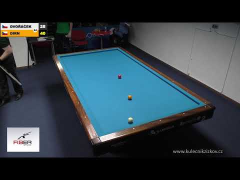 Czech league | 3-cushion | D1 | 8th round | Marcel Dirn v Jan Dvořáček