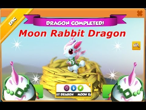 Complete Moon Rabbit Dragon | How to Breed Moon Rabbit Dragon-Dragon Mania legends | DML | HD
