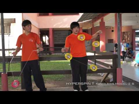 HYPERSPIN T Fixed Axis 5 Diabolo Tricks  - Malaysia KL