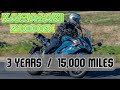 Riding The Kawasaki Z1000SX/ninja 1000SX For 15000 Miles In 3 Years: A Real Owner's Review