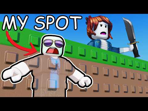 finding IMPOSSIBLE spots in Roblox invisible hide and seek...