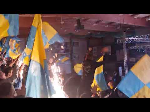 Oprawa i doping kibiców na prezentacji drużyny GKM Grudziądz 💛💙 09.03.2024