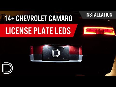 How to Install 2014+ Chevrolet Camaro License Plate LEDs
