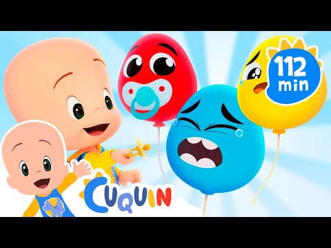 Los globos bebé de Cuquín 🎈 Aprende los colores con Cuquín y Fantasma | Vídeos educativos para niños