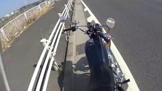 CB400F ヨンフォア  で東京ゲートブリッジを渡ってみた