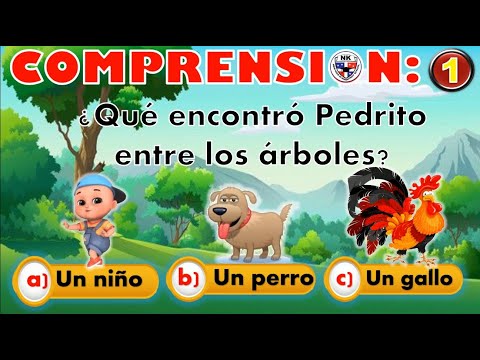 Comprensión LECTORA Evaluación diagnostica PRIMER GRADO