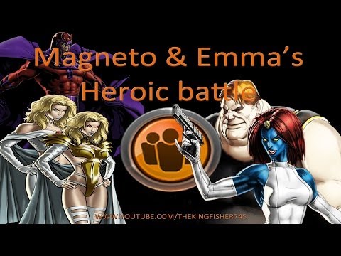 Marvel Avengers Alliance Season 2: Chapter 4, Mission 1 - Magneto and Emma Frost's Heroic Battle