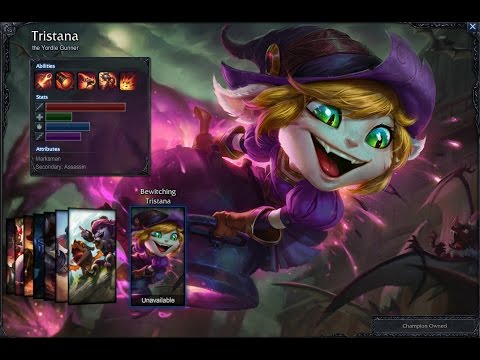 Bewitching Tristana Pre Release Skin Spotlight Gameplay 1080p HD League Of Legends