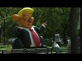 An Inflatable Rat Depicting Trump Arrives In Washington DC