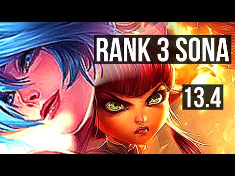SONA & Vayne vs ANNIE & Kai'Sa (SUP) | Rank 3 Sona, 4/4/19 | TR Challenger | 13.4