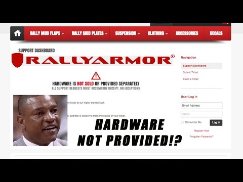 Rally Armor Mudflap Install w/ AutoZone Hardware