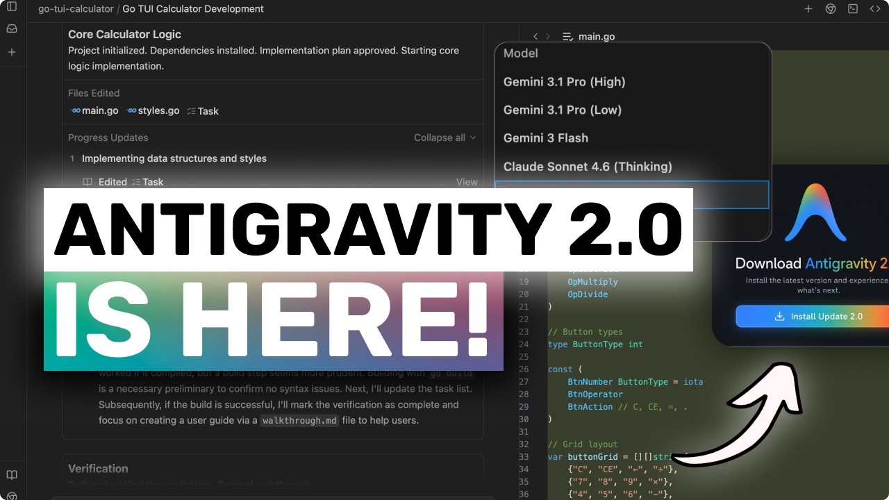 Google Antigravity 2.0 (CRAZY Updates & FULLY FREE): These NEW Updates are CRAZY!