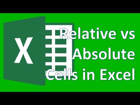 Microsoft Excel 03 Payroll Part 3 Relative vs Absolute References