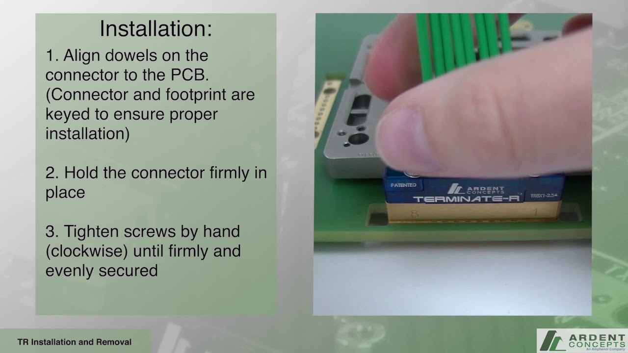 TR Installation and Removal