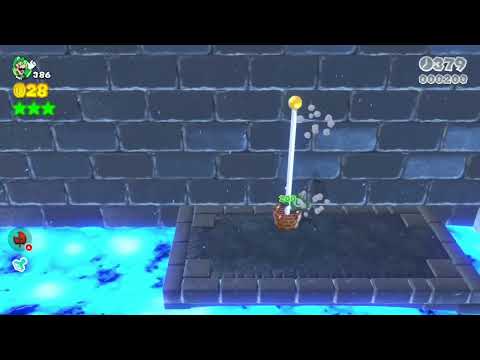 Super Mario 3D World (Switch) 7-4 Itemless Speedrun - Time: 20 (Former WR)
