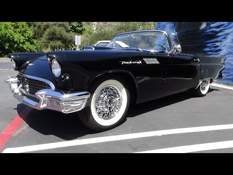 Thumbnail for 1957 Ford Thunderbird test drive at Laguna Classic Cars, Laguna Beach, Ca by 1957 Ford