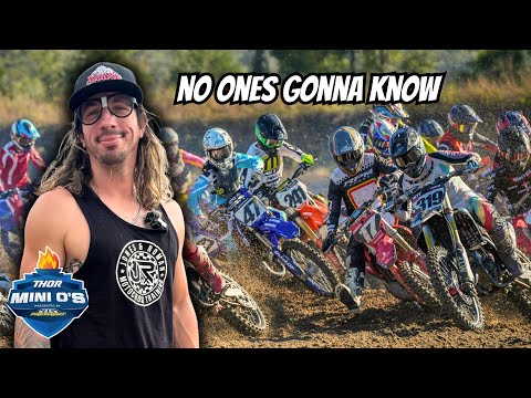 I snuck into Mini O's and gave a dirt bike away