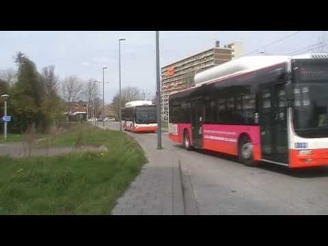 HTM 168 en Veolia 6757 + 6638 te Leyenburg