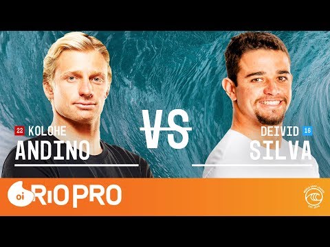 Kolohe Andino vs. Deivid Silva - Round of 16, Heat 7 - Oi Rio Pro 2019