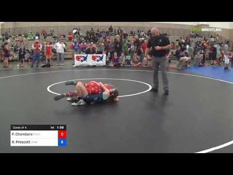 2018 Women's National /Novice Girls 85 Consi Of 4 - Paislee Chambers (Team) Vs. Reese Prescott (Te