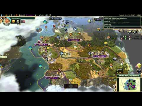 CIV5 MP Team League 2014 1 Gruppe 1 Game#4  MMC eSports 3 vs Team Tiramisu 0