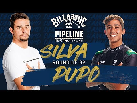 Silva vs. S.Pupo Billabong Pro Pipeline - Round of 32 Heat Replay