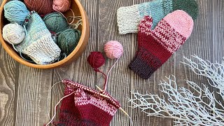 Knitted December Mittens